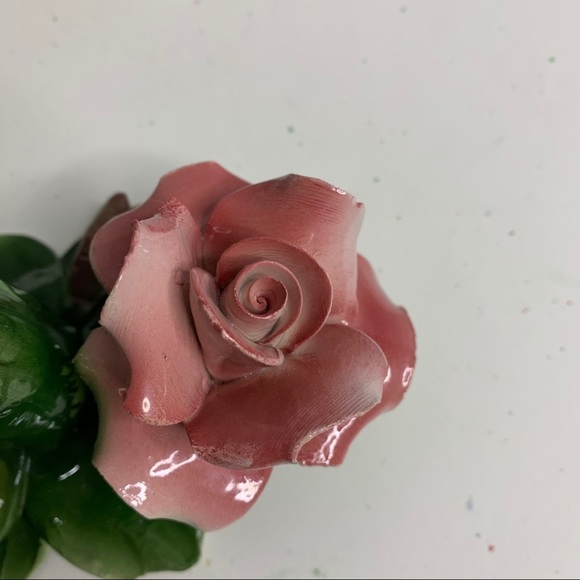 CAPODIMONTE PORCELAIN CANDLE STICK HOLDER - Picture 4 of 9